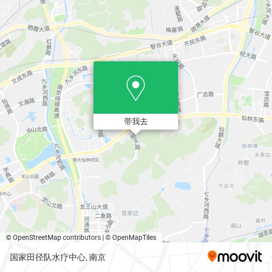 国家田径队水疗中心地图