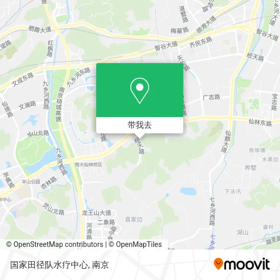 国家田径队水疗中心地图