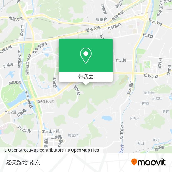 经天路站地图