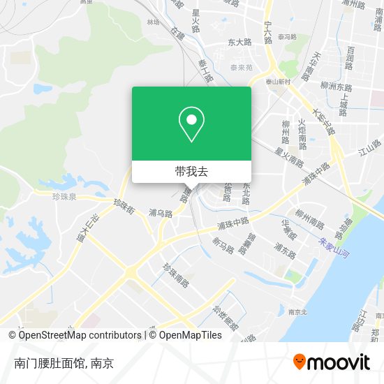 南门腰肚面馆地图