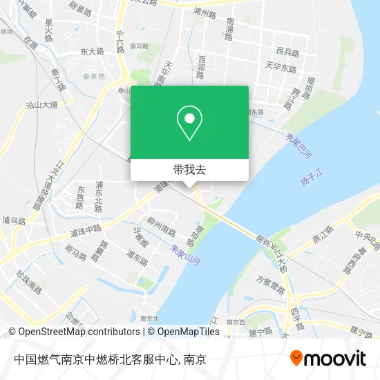 中国燃气南京中燃桥北客服中心地图