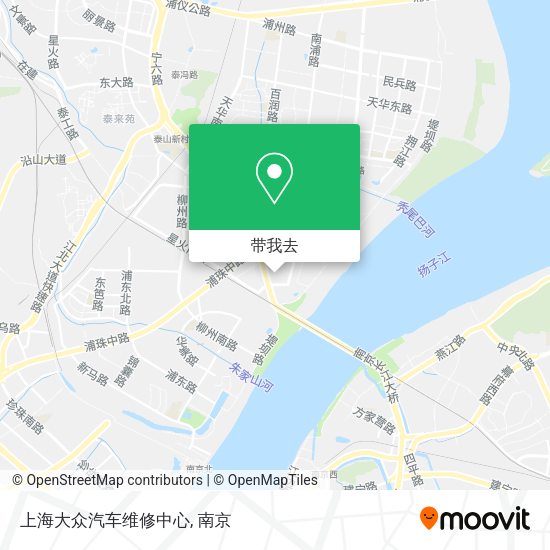 上海大众汽车维修中心地图