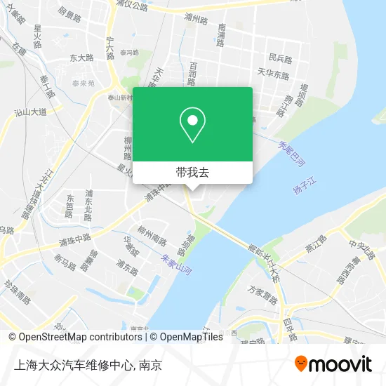 上海大众汽车维修中心地图
