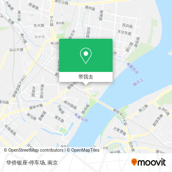 华侨银座-停车场地图