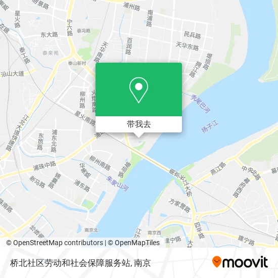 桥北社区劳动和社会保障服务站地图