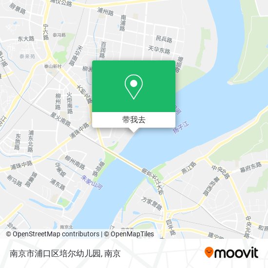 南京市浦口区培尔幼儿园地图