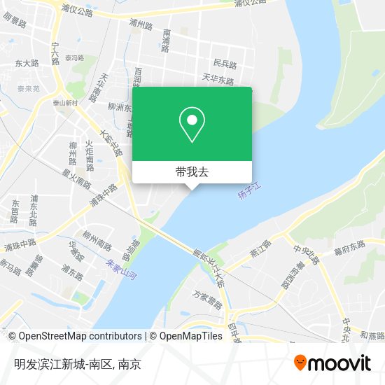 明发滨江新城-南区地图