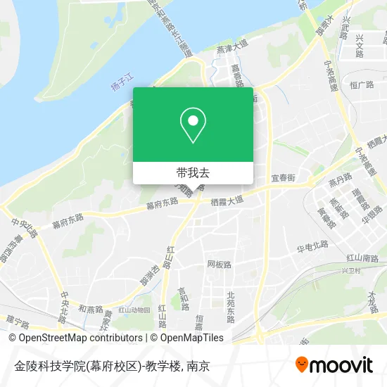 金陵科技学院(幕府校区)-教学楼地图