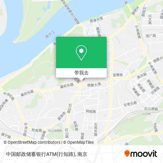 中国邮政储蓄银行ATM(行知路)地图