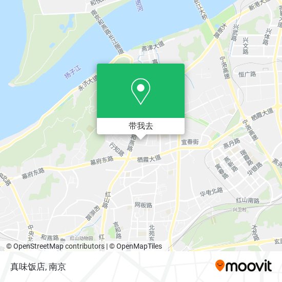 真味饭店地图