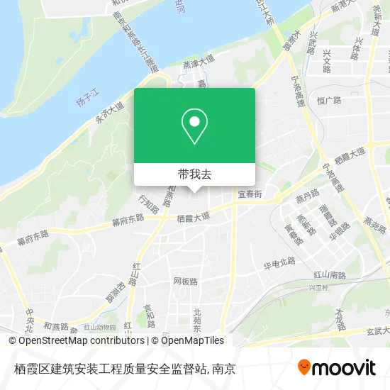栖霞区建筑安装工程质量安全监督站地图