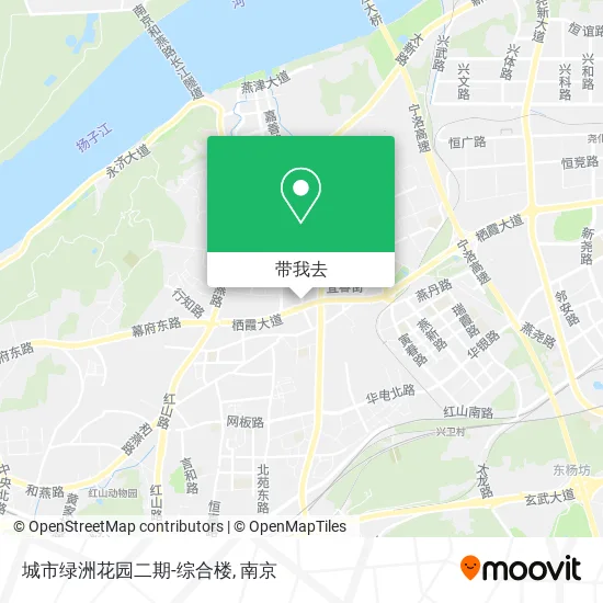 城市绿洲花园二期-综合楼地图