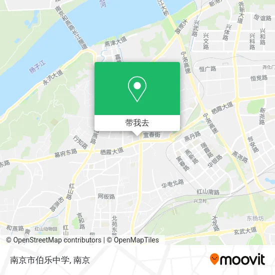 南京市伯乐中学地图