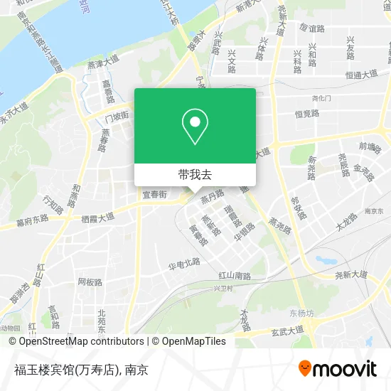 福玉楼宾馆(万寿店)地图