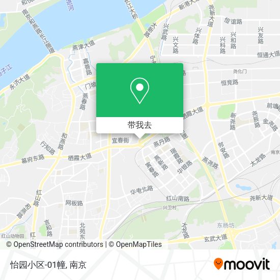 怡园小区-01幢地图