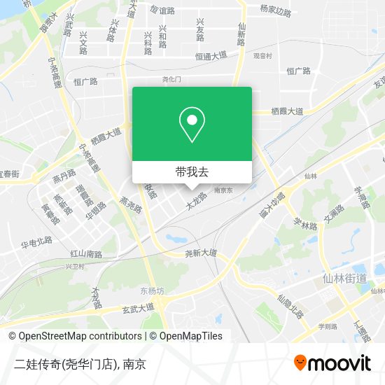 二娃传奇(尧华门店)地图