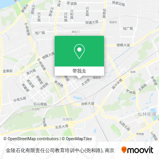 金陵石化有限责任公司教育培训中心(尧和路)地图