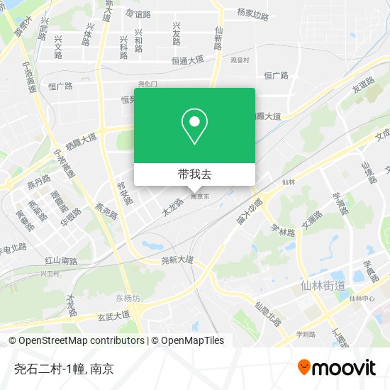 尧石二村-1幢地图