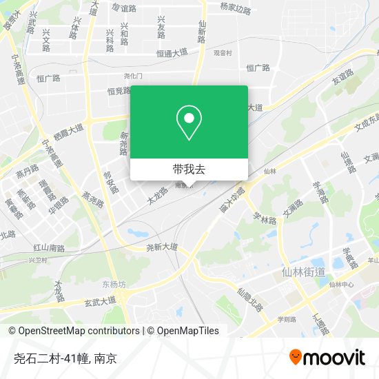 尧石二村-41幢地图
