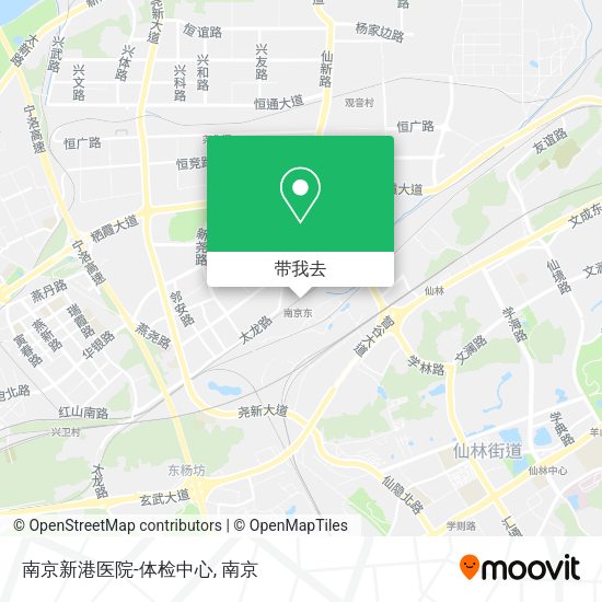 南京新港医院-体检中心地图