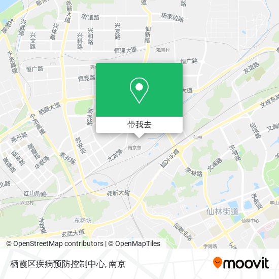 栖霞区疾病预防控制中心地图