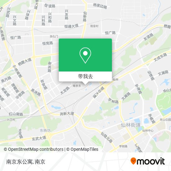 南京东公寓地图