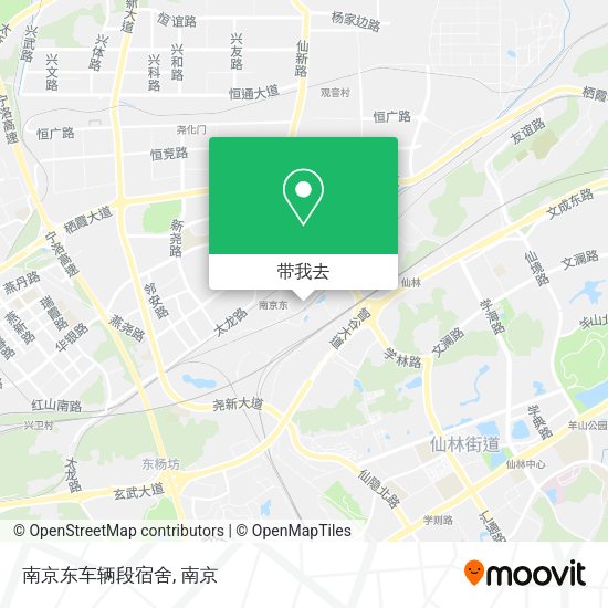 南京东车辆段宿舍地图