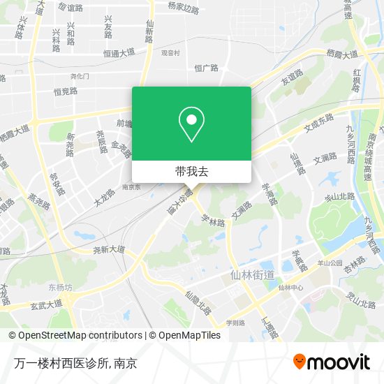 万一楼村西医诊所地图