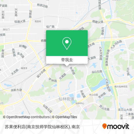 苏果便利店(南京技师学院仙林校区)地图