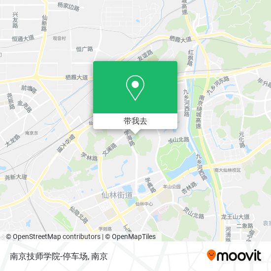 南京技师学院-停车场地图