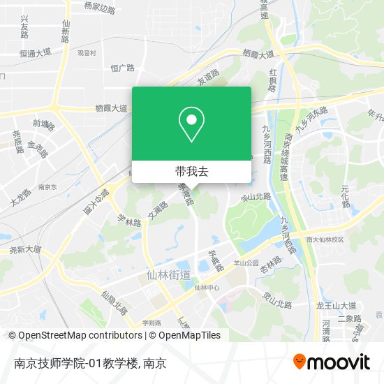 南京技师学院-01教学楼地图