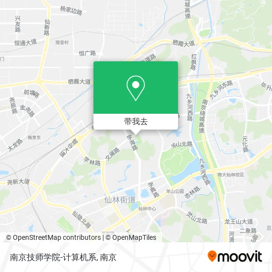 南京技师学院-计算机系地图