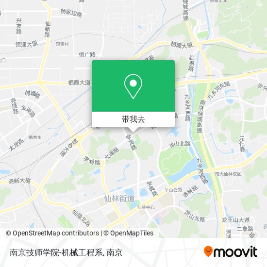 南京技师学院-机械工程系地图