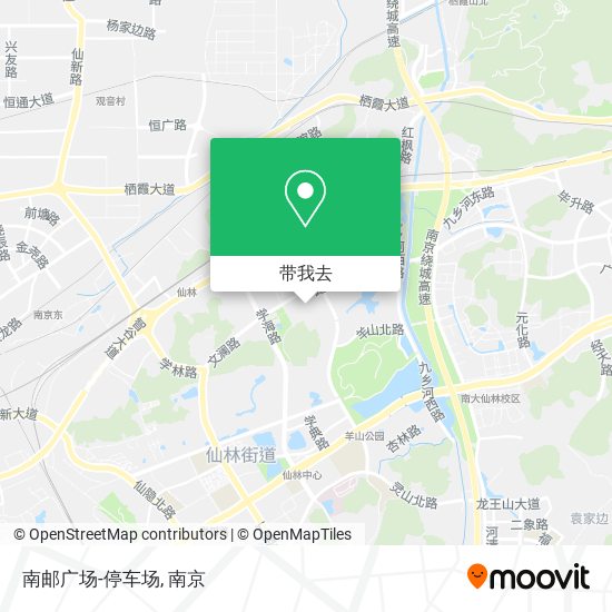 南邮广场-停车场地图