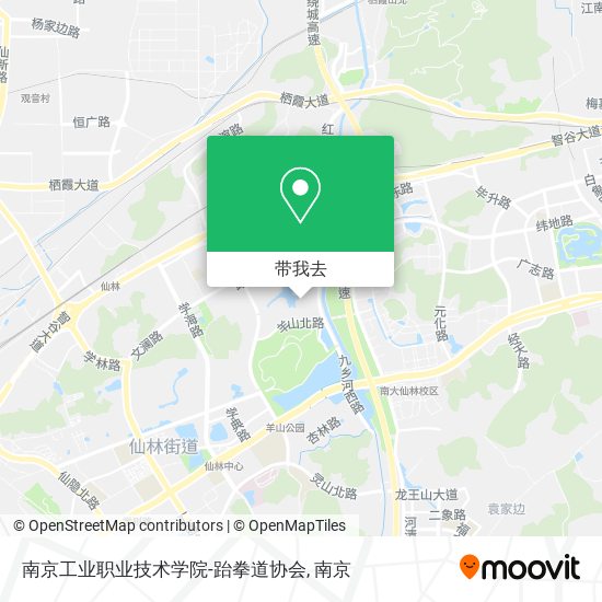 南京工业职业技术学院-跆拳道协会地图