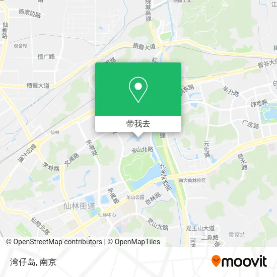 湾仔岛地图