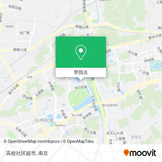 高校社区超市地图