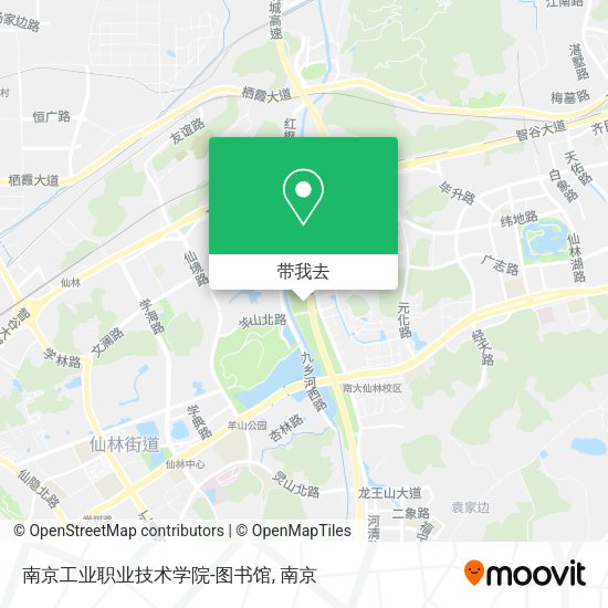 南京工业职业技术学院-图书馆地图