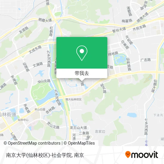 南京大学(仙林校区)-社会学院地图