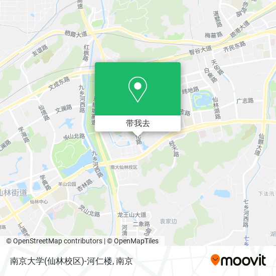南京大学(仙林校区)-河仁楼地图
