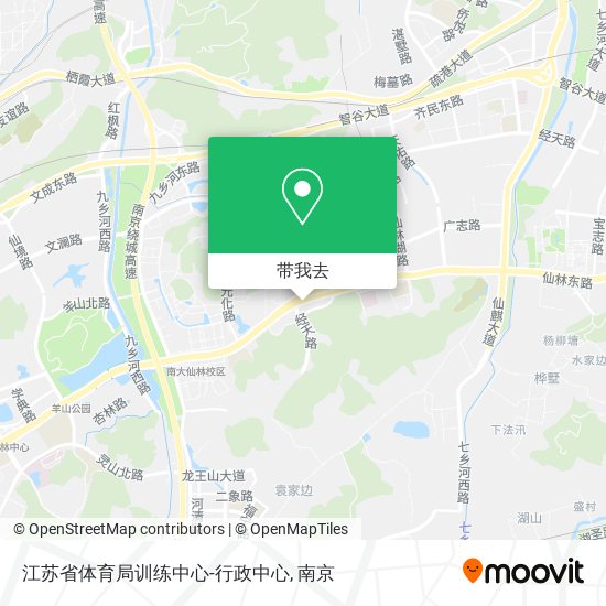 江苏省体育局训练中心-行政中心地图