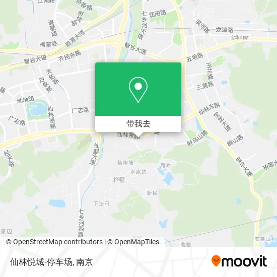 仙林悦城-停车场地图