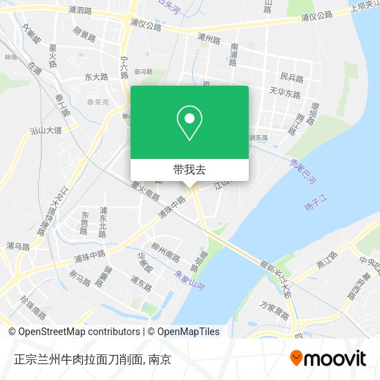 正宗兰州牛肉拉面刀削面地图