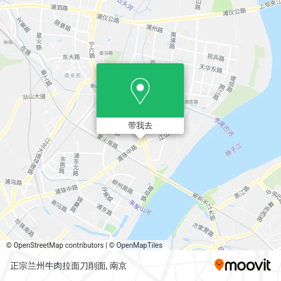 正宗兰州牛肉拉面刀削面地图