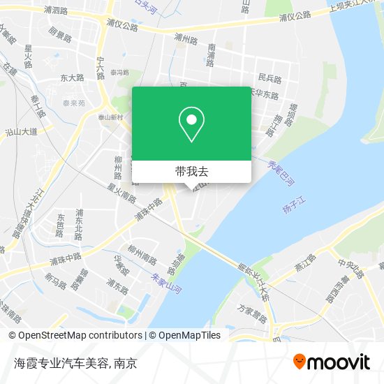 海霞专业汽车美容地图