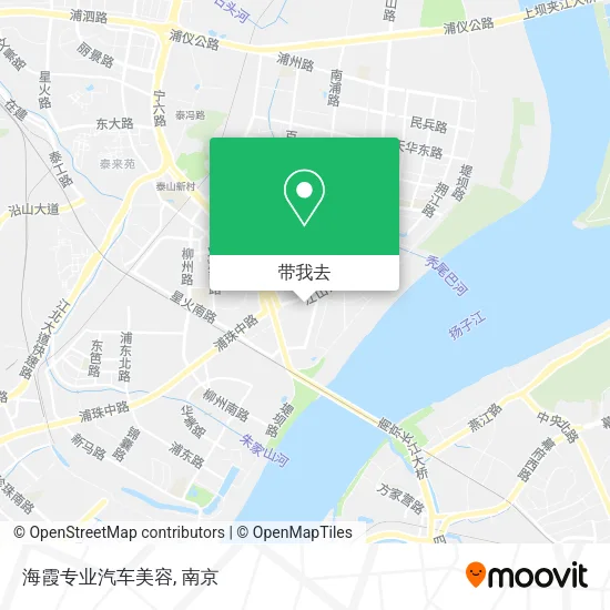 海霞专业汽车美容地图