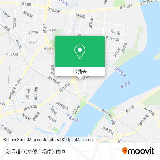 苏果超市(华侨广场南)地图