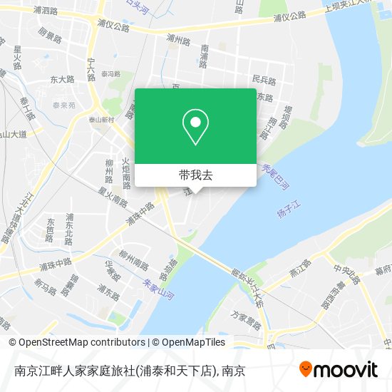 南京江畔人家家庭旅社(浦泰和天下店)地图