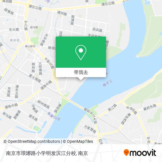 南京市琅琊路小学明发滨江分校地图