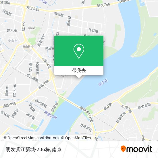 明发滨江新城-206栋地图